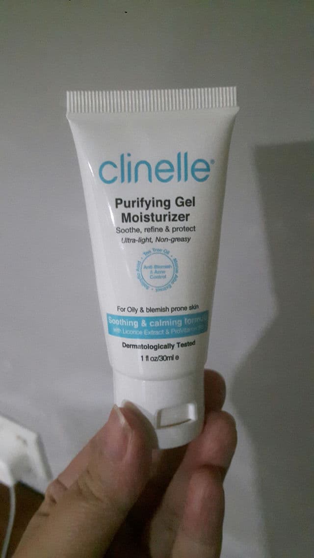 Clinelle Purifying Gel Moisturizer review photo by VenusWen