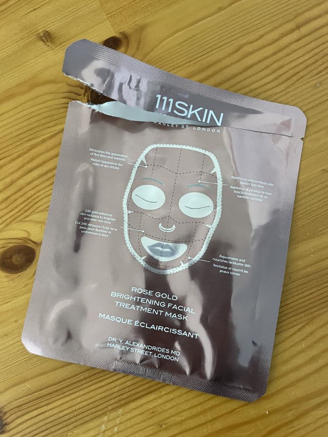 111Skin Rose Gold Brightening Facial Treatment Mask review photo by VeronicaReviews
