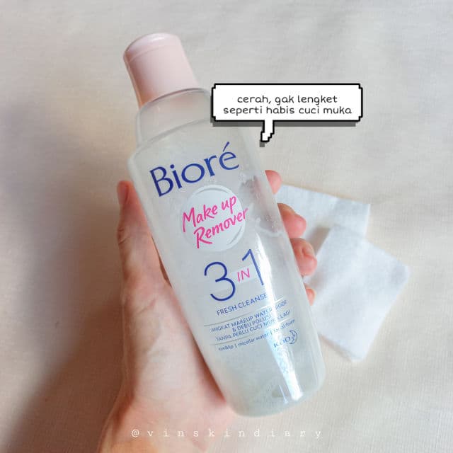 Biore 3 Fusion Milk Cleansing Makeup Remover (Pure Hydration) review photo by vinskindiary