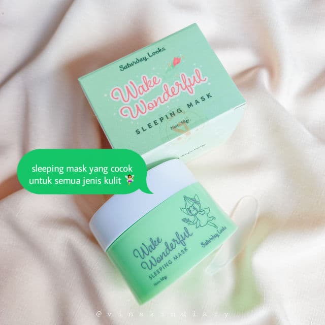 Saturday Looks Wake Wonderful Sleeping Mask review photo by vinskindiary