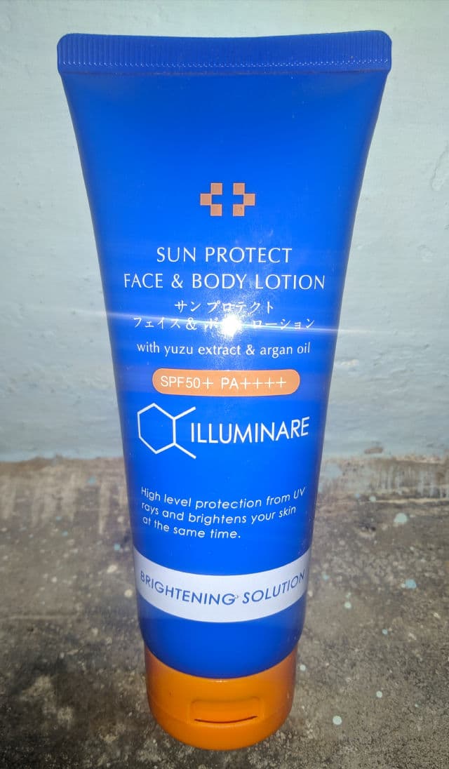 ILLUMINARE Sun Protect Face & Body Lotion SPF 50+ PA++++  review photo by Vivex