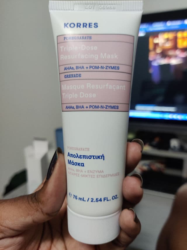 Korres Pomegranate Triple-Dose Resurfacing Mask review photo by Voluptuous