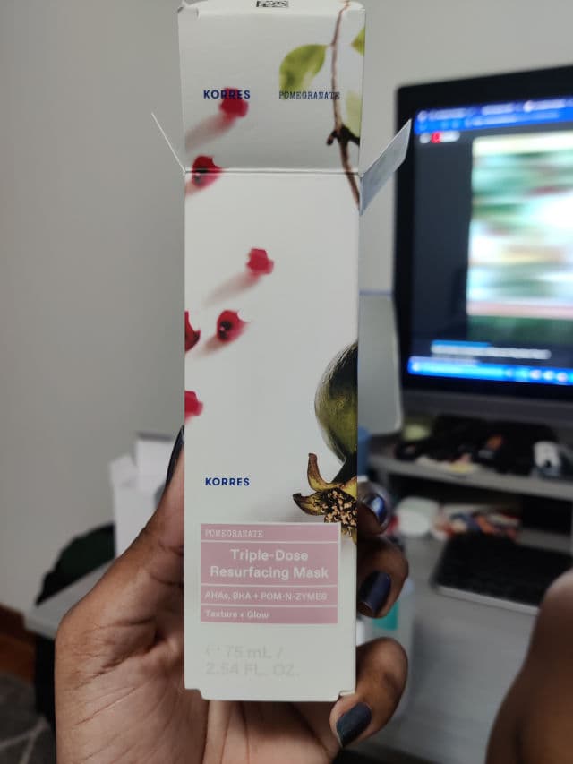 Korres Pomegranate Triple-Dose Resurfacing Mask review photo by Voluptuous