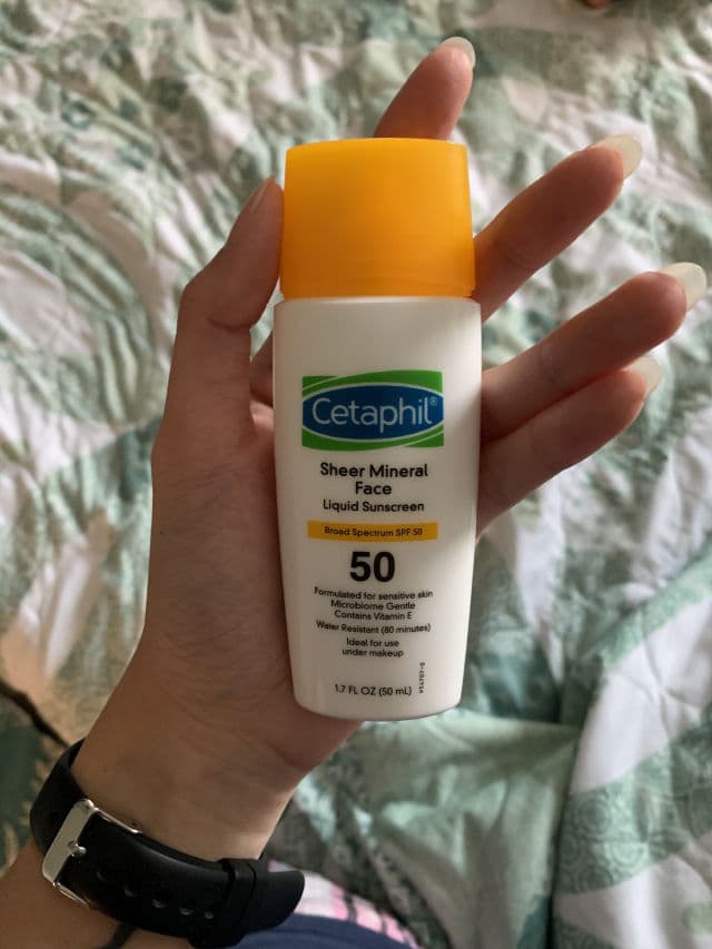 Cetaphil Sheer Mineral Face Liquid Sunscreen Broad Spectrum SPF 50 review photo by VyP11