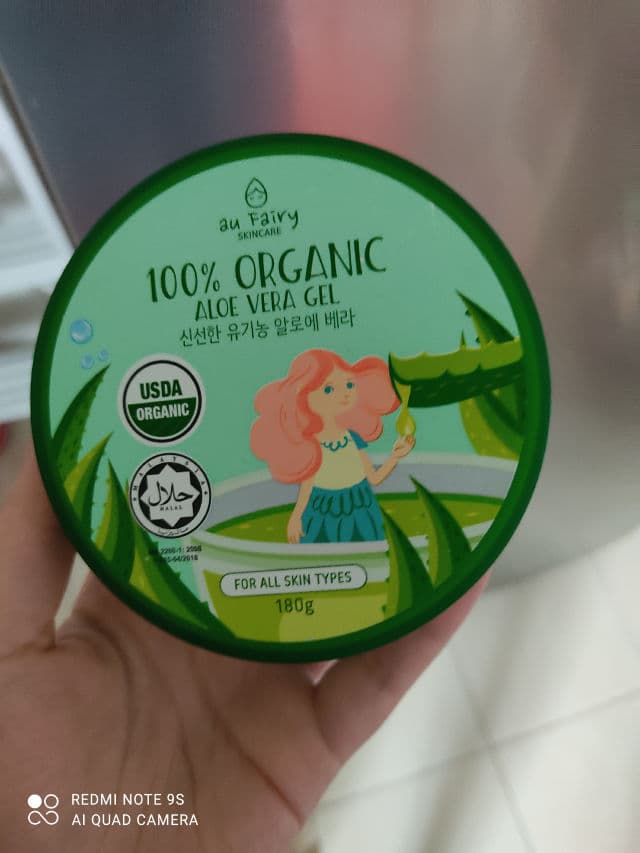 Au Fairy 100% Organic Aloe Vera Gel review photo by Weixuan