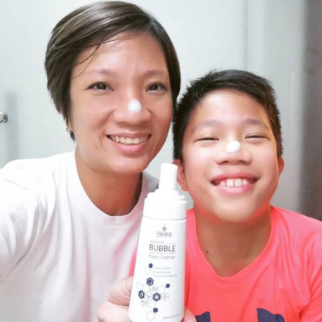 Treatis Bubble Foam Cleanser review photo by Xavvylicious