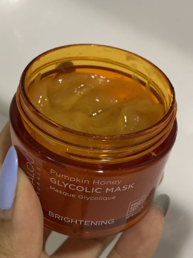 Andalou Naturals Brightening Pumpkin Honey Glycolic Mask review photo by Yami