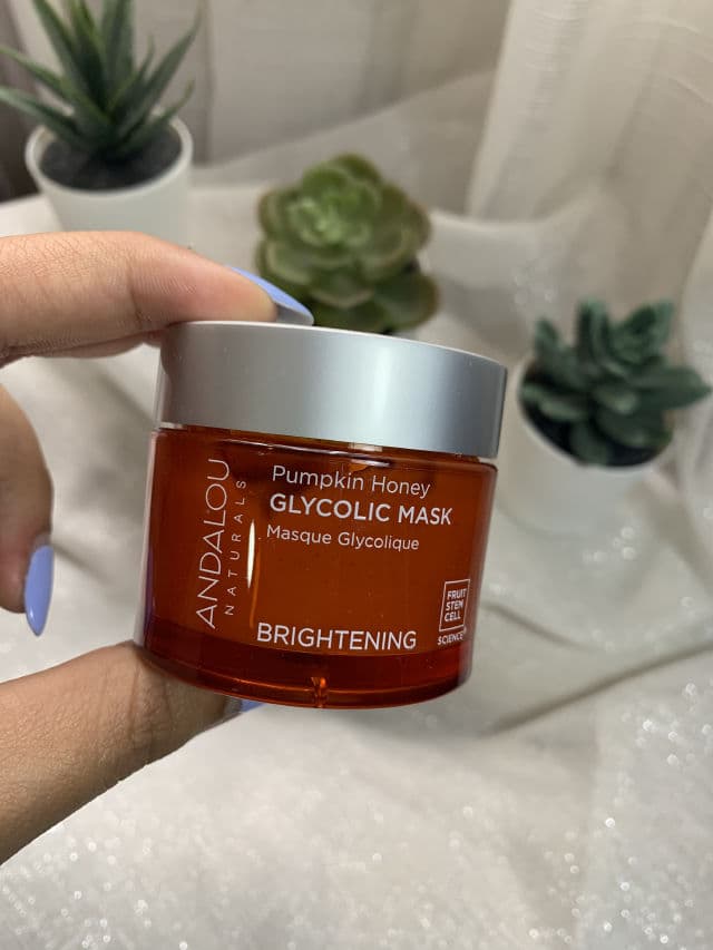 Andalou Naturals Brightening Pumpkin Honey Glycolic Mask review photo by Yami