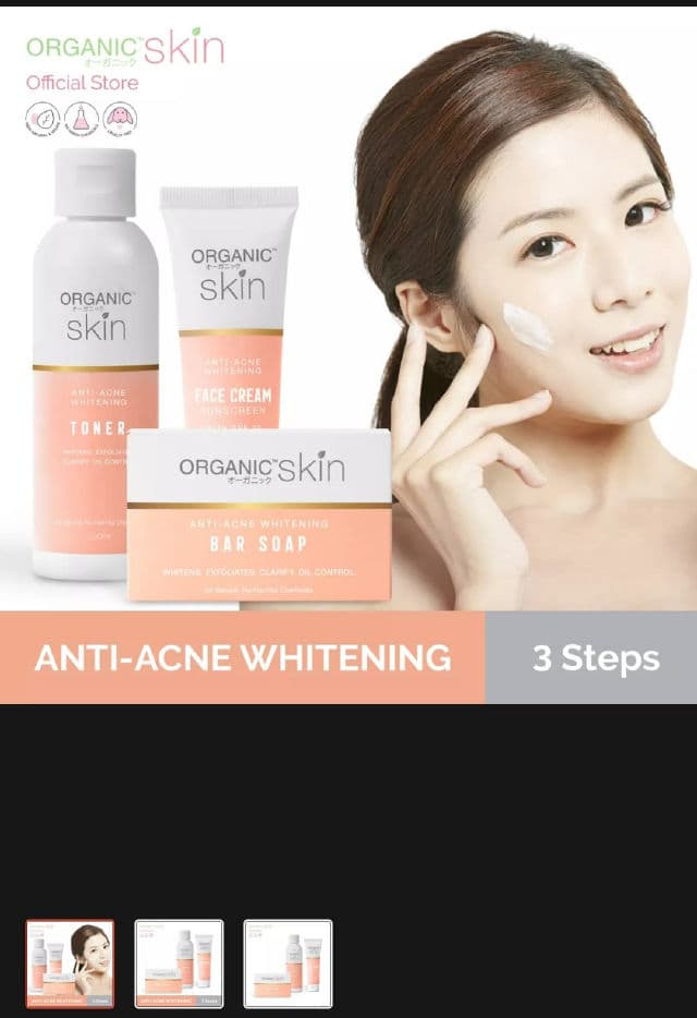 Organic Skin Japan Anti-Acne Whitening Face Cream with SPF 30 review photo by YeppeoBitchh