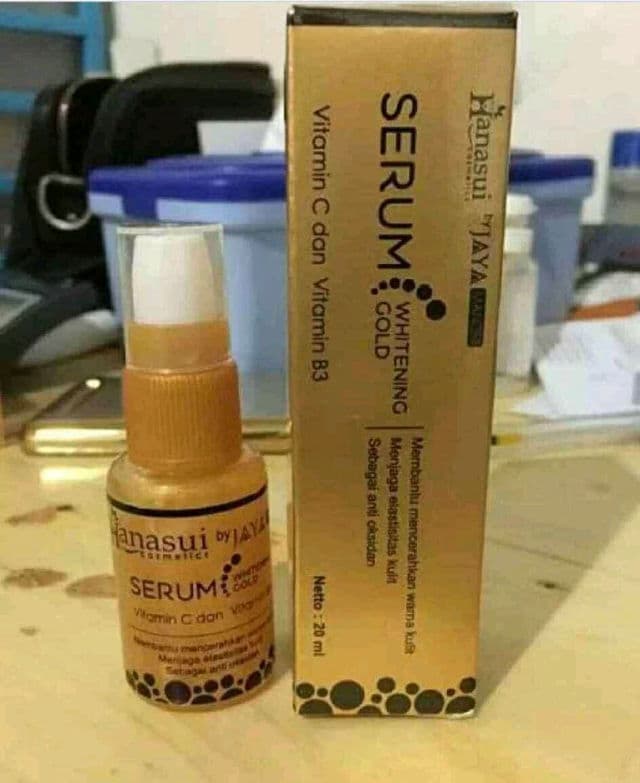 Hanasui Cosmetics Whitening Gold Serum review photo by Zahraazlinda