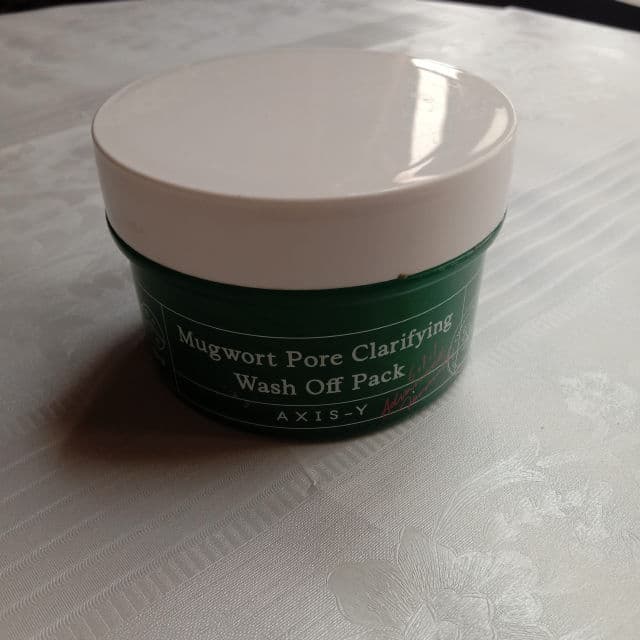 AXIS-Y Mugwort Pore Clarifying Wash Off Pack review photo by milkstrwbrryy
