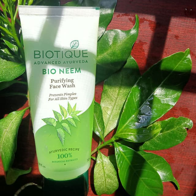Biotique Bio Neem Purifying Face Wash review photo by Zanhya