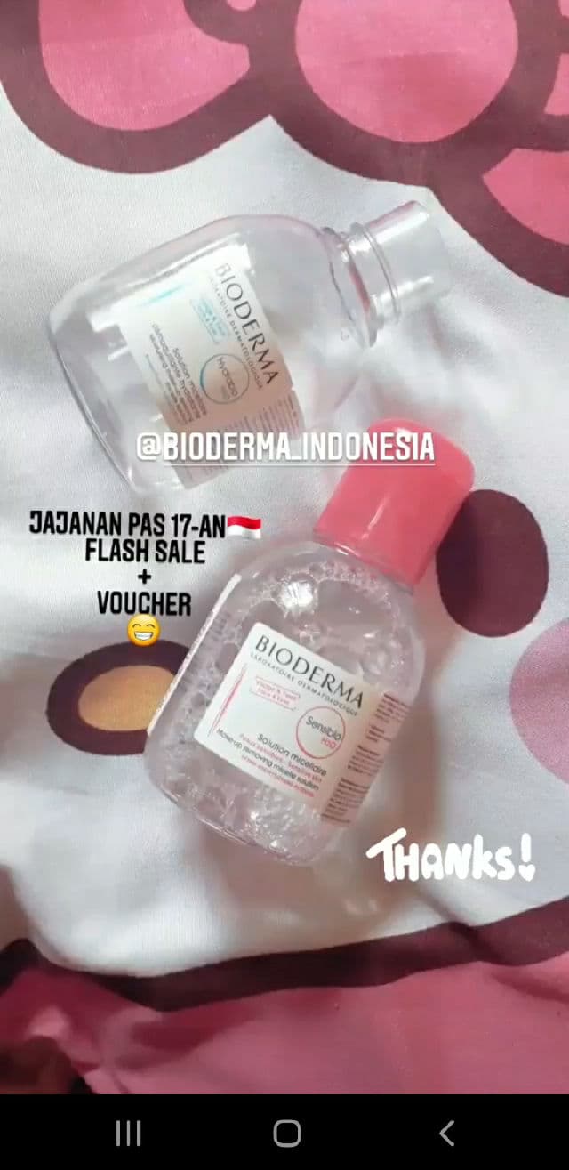 Bioderma Sensibio H2O Micellar Water review photo by Ziyah