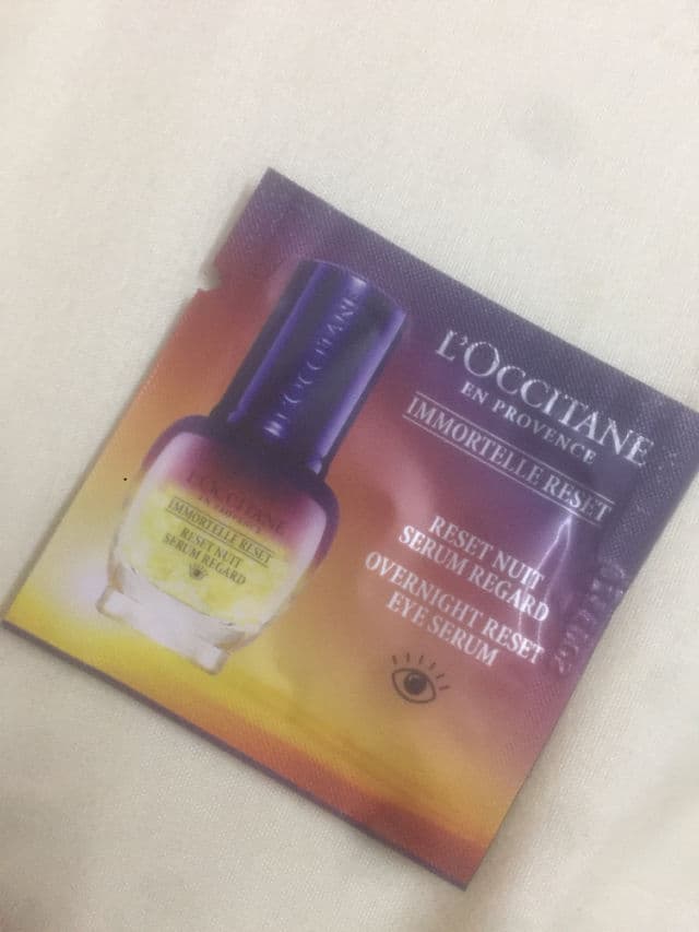 L'Occitane Immortelle Overnight Reset Eye Serum review photo by ZxFxxg
