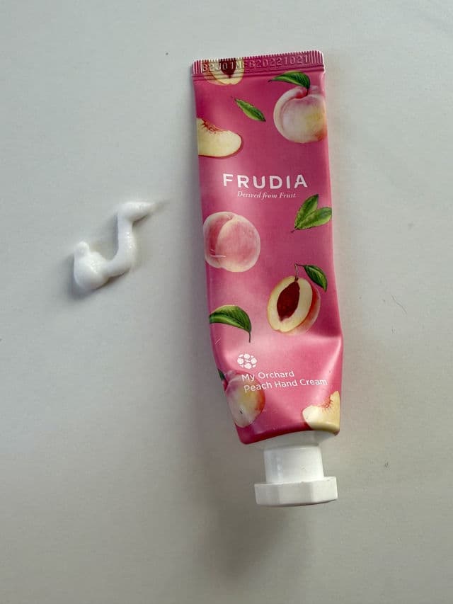 Frudia My Orchard Peach Hand Cream review photo by ReviewsLynWrotes