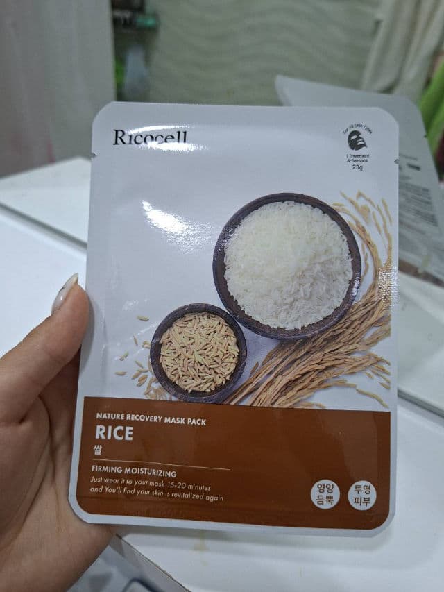Ricocell Nature Recovery Mask Pack - Rice review photo by Laylo