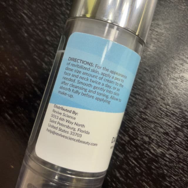 Revive Science Ultra Hydrating Daytime Moisturizer review photo by abc1111