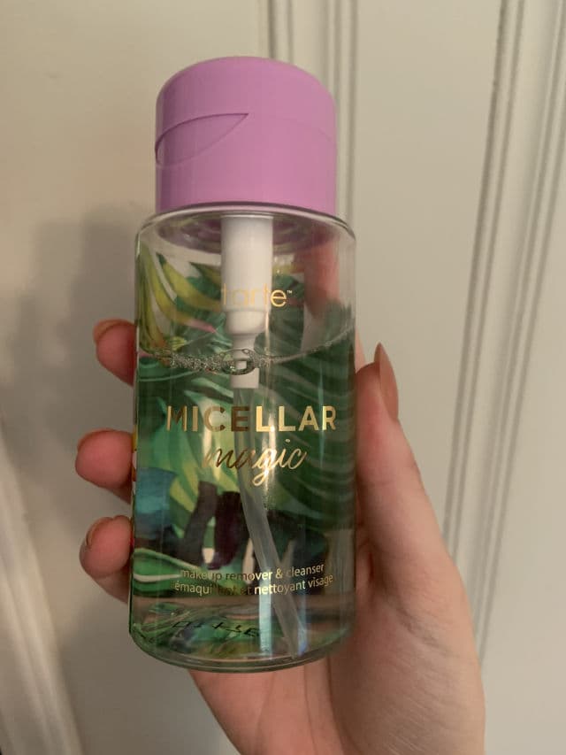 Tarte Micellar Magic Makeup Remover & Cleanser review photo by beautywithblake