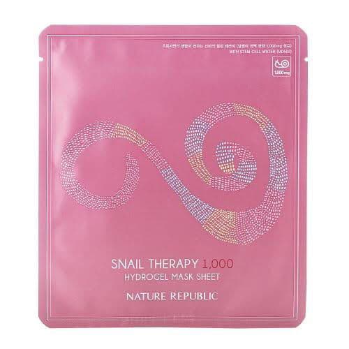 NATURE REPUBLIC Snail Therapy 1000 Hydrogel Mask Sheet review photo by abyjayasm