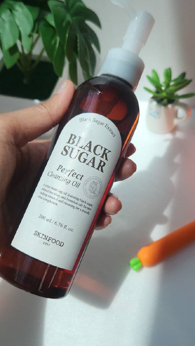SKINFOOD Black Sugar Perfect Cleansing Oil review photo by BobbieMarie