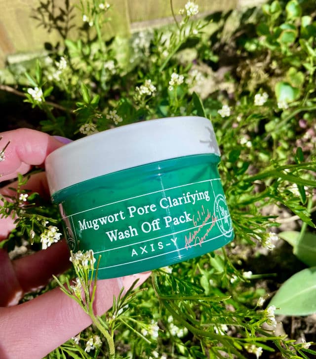 AXIS-Y Mugwort Pore Clarifying Wash Off Pack review photo by aimforhealthyskin