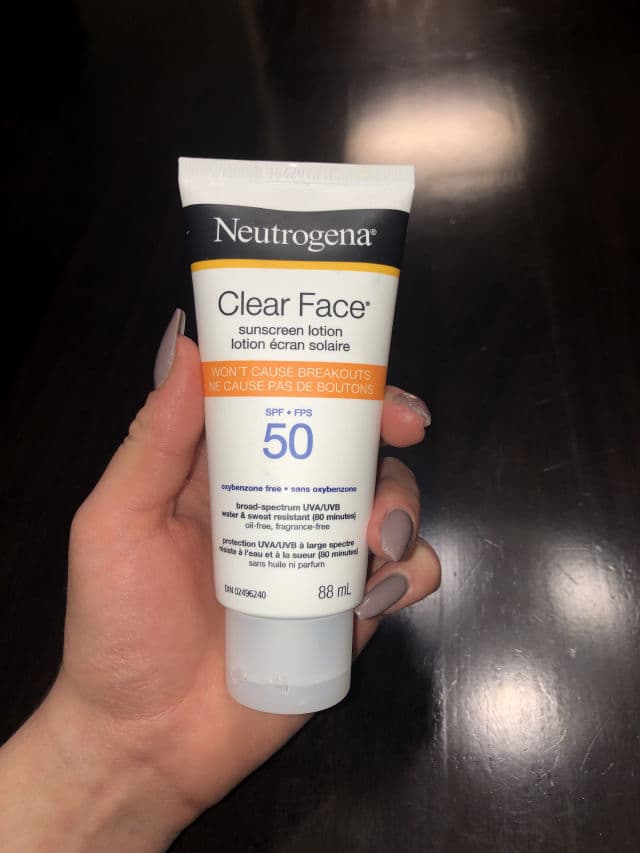 Neutrogena Clear Face Break-Out Free Liquid Lotion Sunscreen Broad Spectrum SPF 50 review photo by ajada