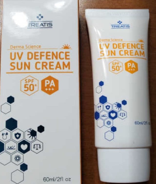 Treatis UV Defence Sun Cream SPF50+ review photo by alena07112