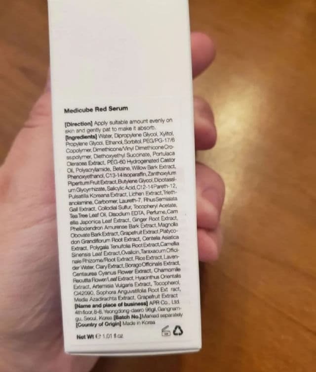 Medicube Red Serum review photo by alena07112