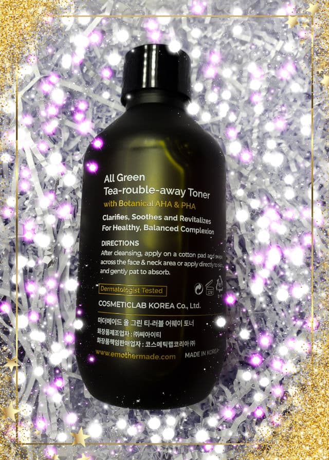 Mother Made All Green Tea-rouble-away Toner with Botanical AHA & PHA review photo by alena07112