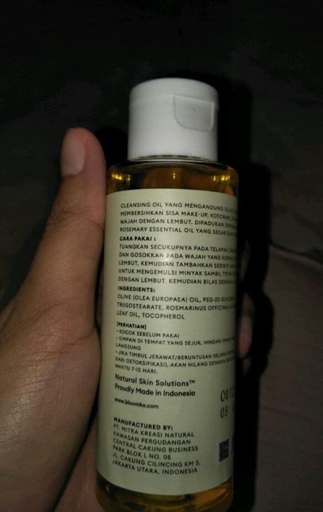 Bloomka Olive & Rosemary Deep Cleansing Oil review photo by alifa0509
