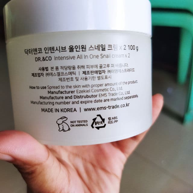DR.&CO Intensive All In One Snail Cream review photo by aliskinn