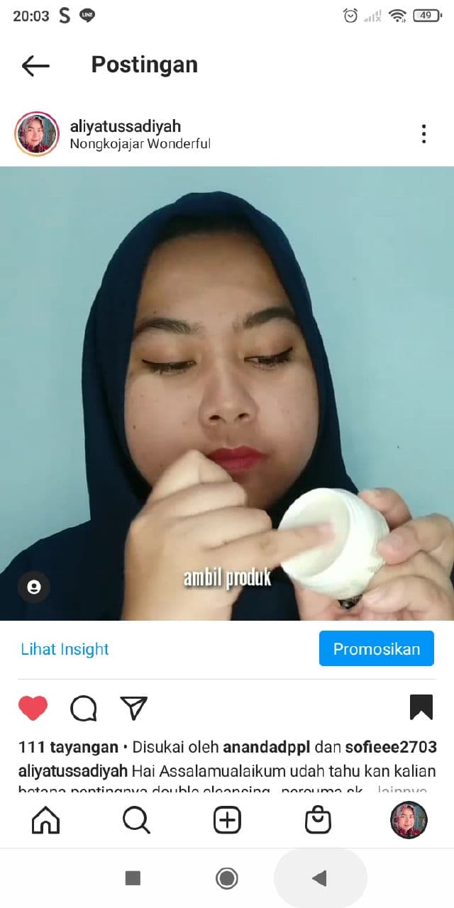 Secret Nature Seaweed Fresh Cleansing Balm review photo by aliyatussadiyah