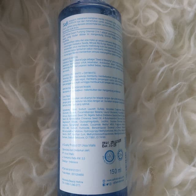 Safi Perfect White Purifying 2-in-1 Cleanser review photo by aliyatussadiyah