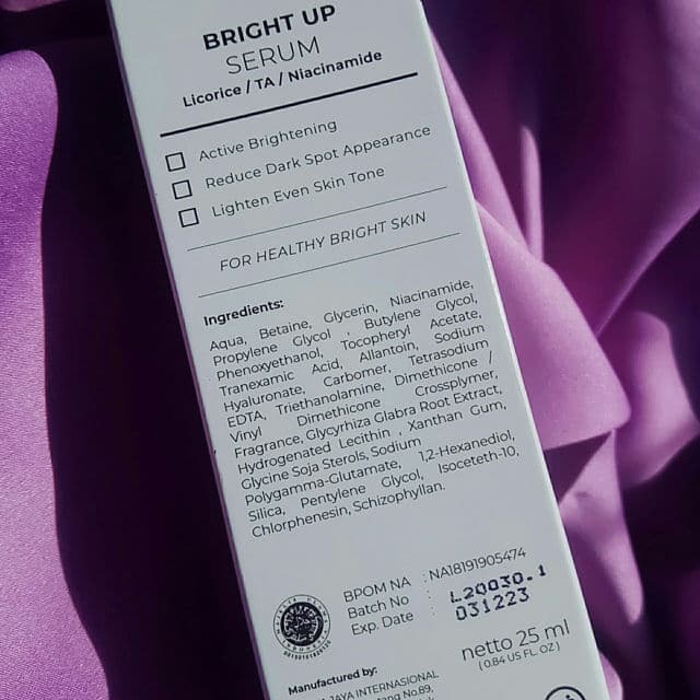 Hanasui Cosmetics Bright Up Serum review photo by theprettyyouu