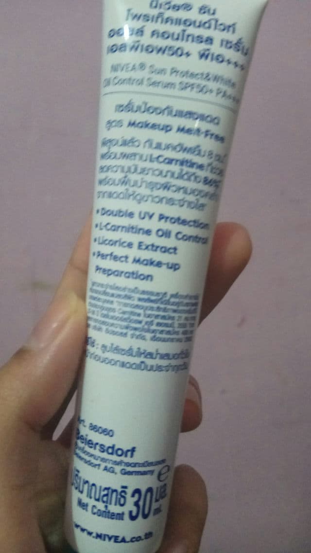 Nivea Sun Protect&White Instant Aura Serum SPF 50+PA+++ review photo by theprettyyouu