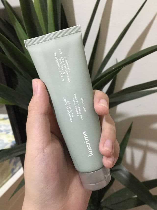 Luxcrime Charcoal Mint Mud Mask review photo by alusanmu
