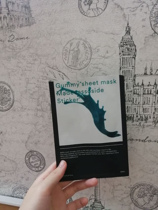 Abib Gummy Sheet Mask Madeca Sticker review photo by sheselflove