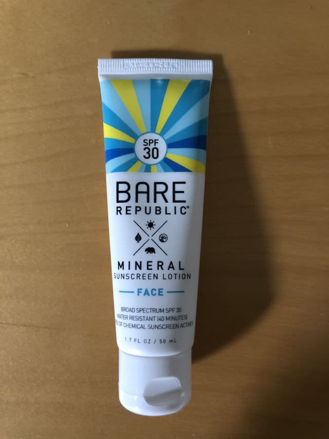 Bare Republic Mineral Face Sunscreen Lotion SPF 30 review photo by amg3268