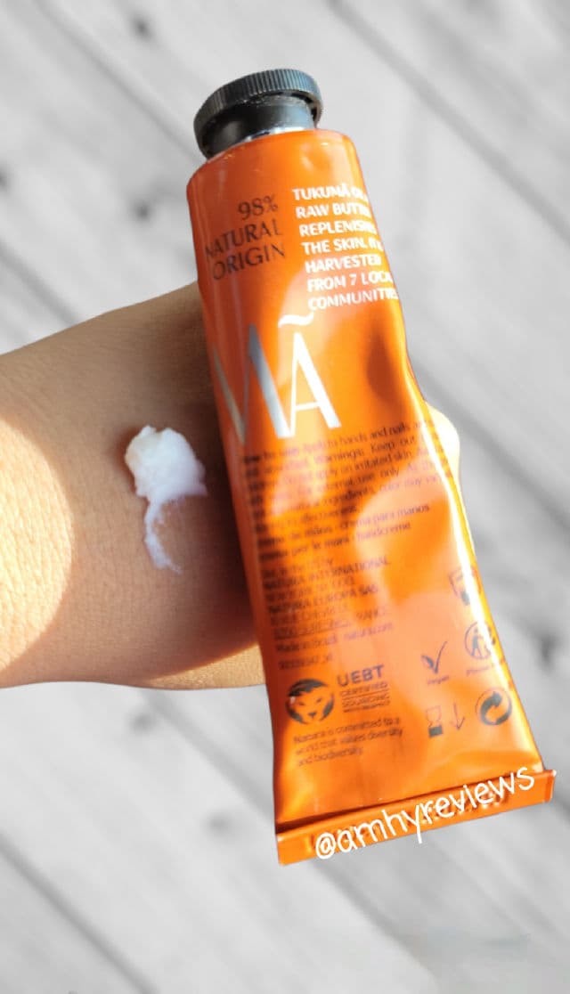 Natura Ekos Castanha Nourishing Hand Cream review photo by amhyreviews