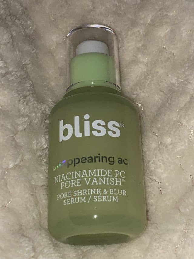Bliss Disappearing Act Micro Niacinamide PC + Pore Vanish Toner review photo by amyrm319