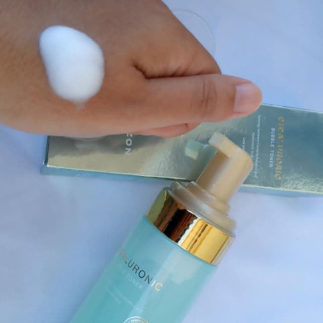 Mizon Cicaluronic Bubble Toner  review photo by anaandromeda