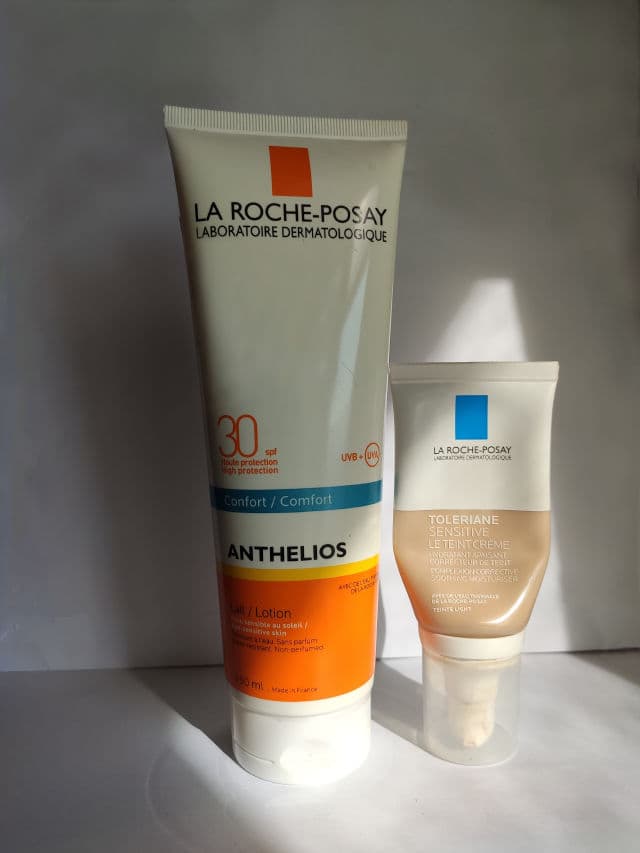 La Roche-Posay Anthelios XL Comfort Lotion SPF50+ review photo by anabluecares