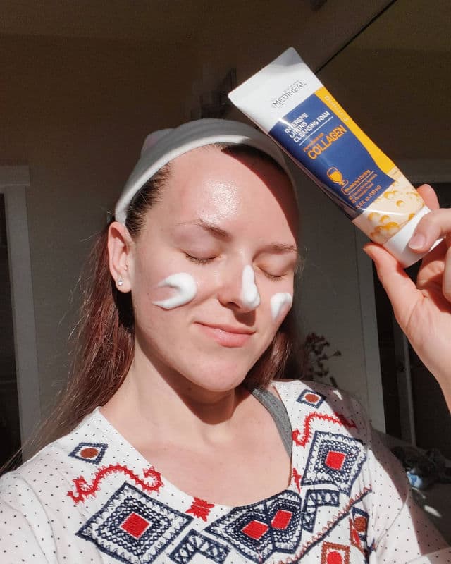 MEDIHEAL Intensive Lifting Cleansing Foam review photo by anamishublog