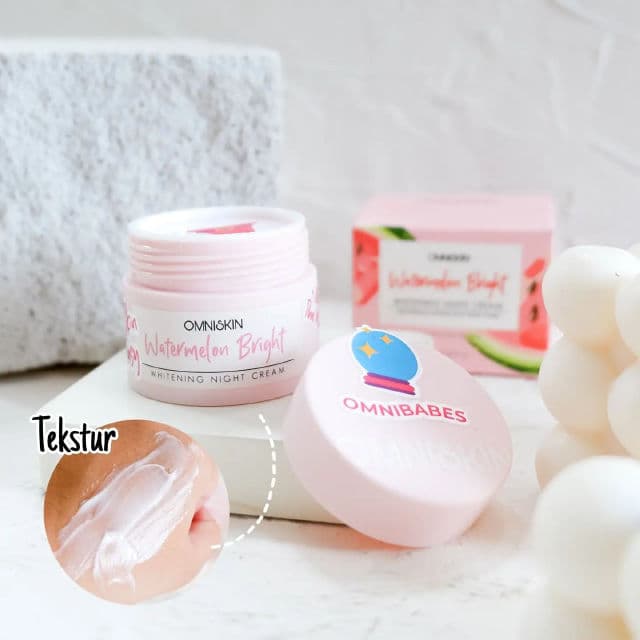 OMNISKIN Watermelon Bright – Whitening Night Cream review photo by anandadppl