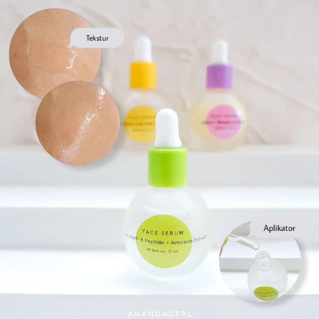 Dear Me Beauty 8% Snap 8 Peptide + Avocado Extract Face Serum review photo by anandadppl