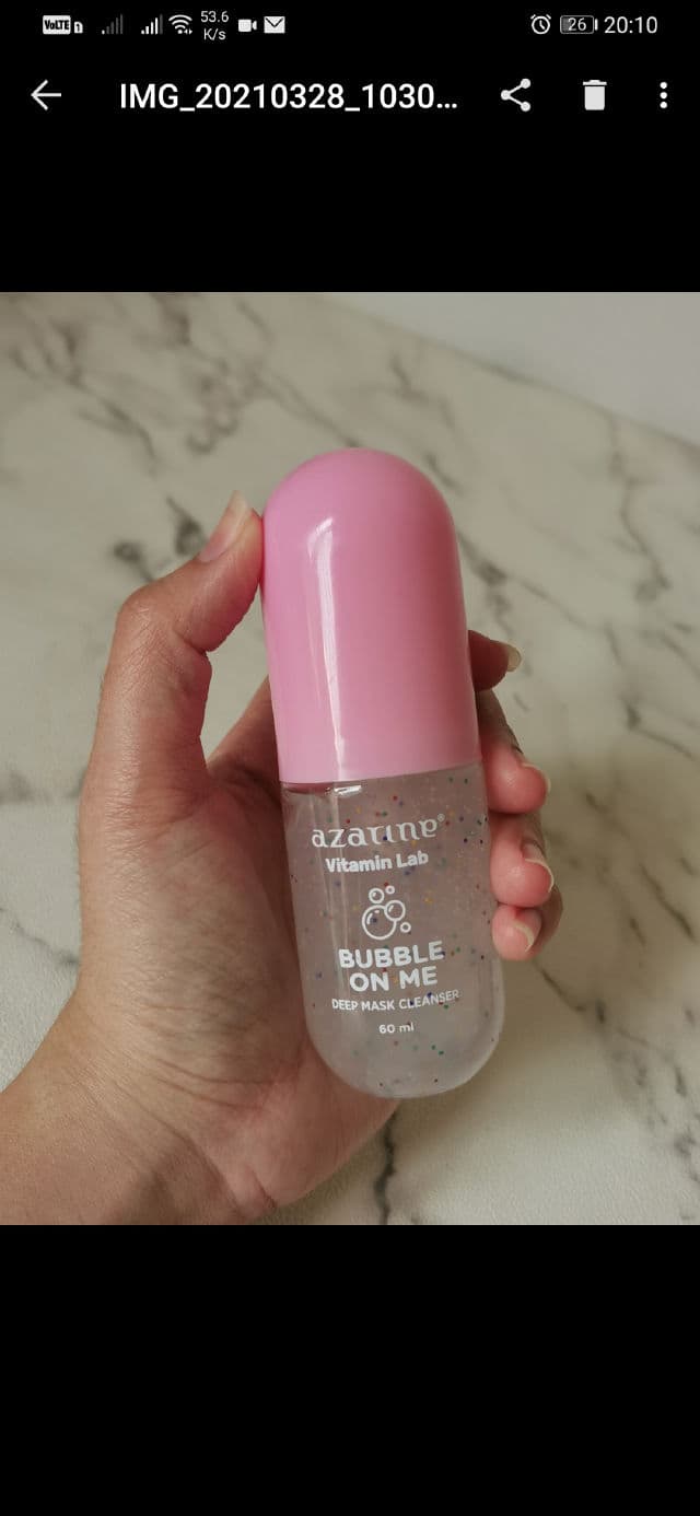 Azarine Vitamin Lab Bubble On Me Deep Mask Cleanser review photo by anaztasiapw