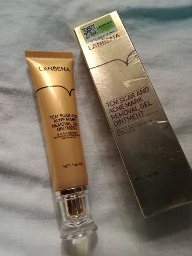 Lanbena TCM Scar and Acne Mark Removal Gel Ointment review photo by andygalaxyy