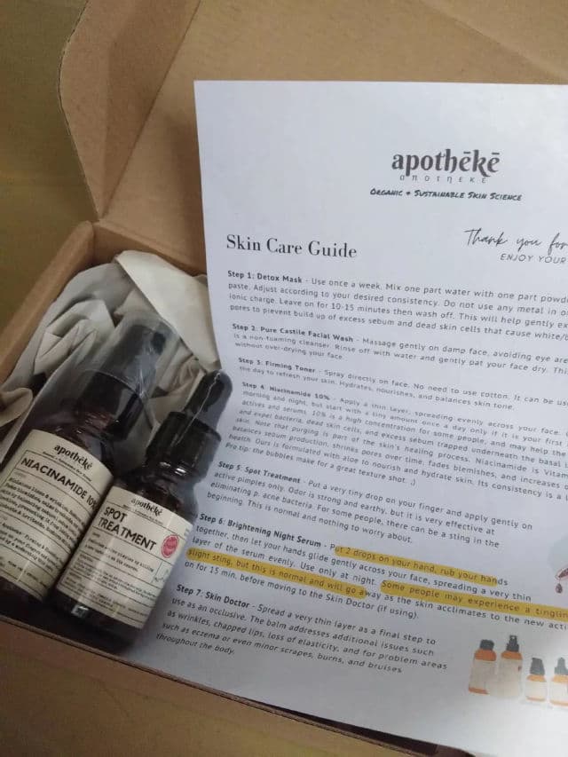Apotheke Science Niacinamide 10% review photo by angegege
