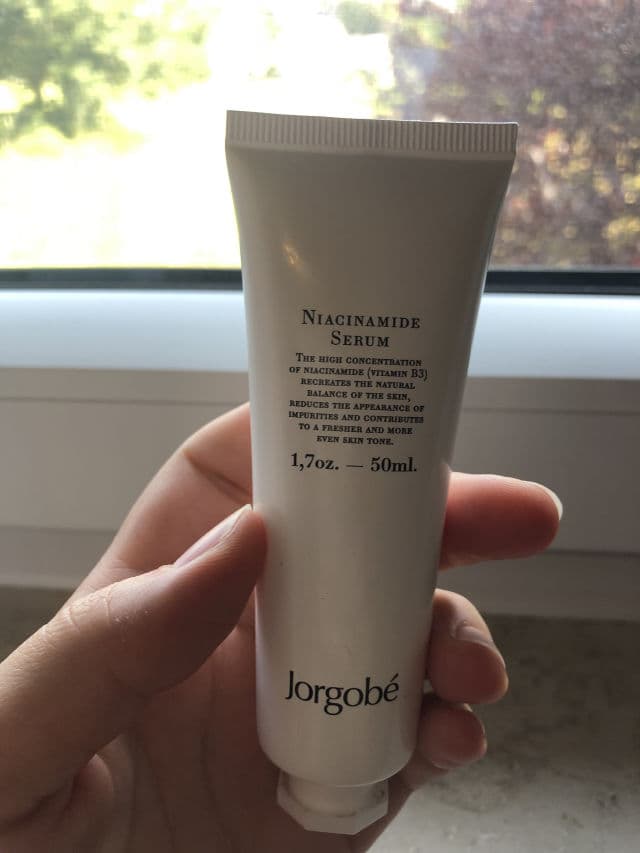 Jorgobé Niacinamide Serum review photo by annamaria