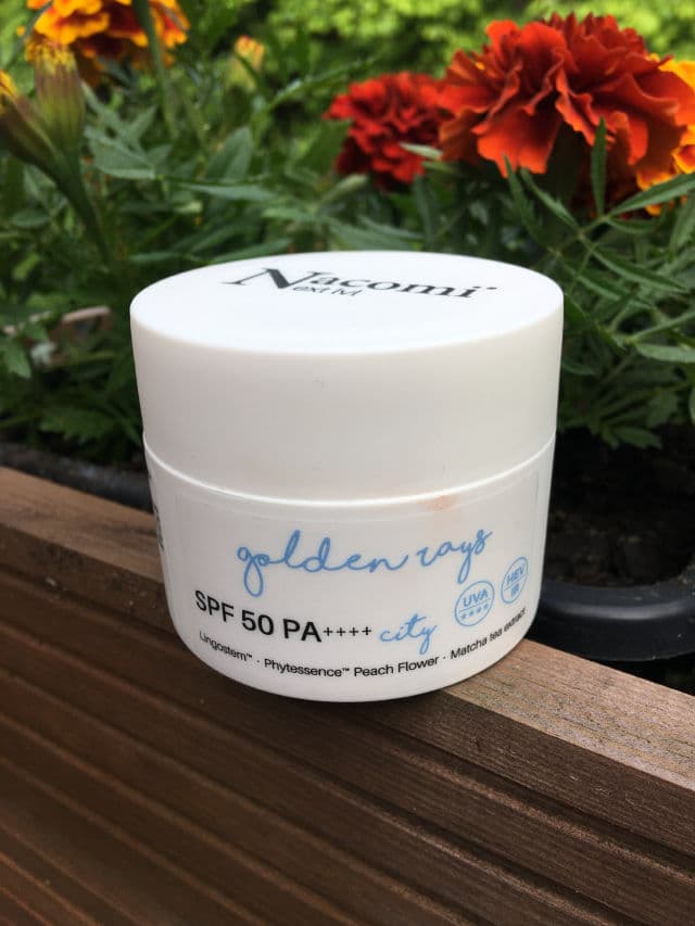 Nacomi Next Level Golden Rays City Formula Cream SPF 50 PA++++ review photo by annaya
